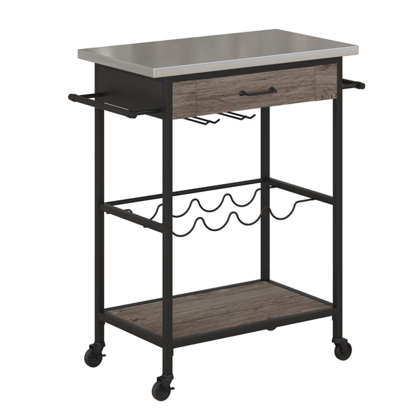 Ameriwood Home Novogratz Nora Multifunctional Kitchen Cart