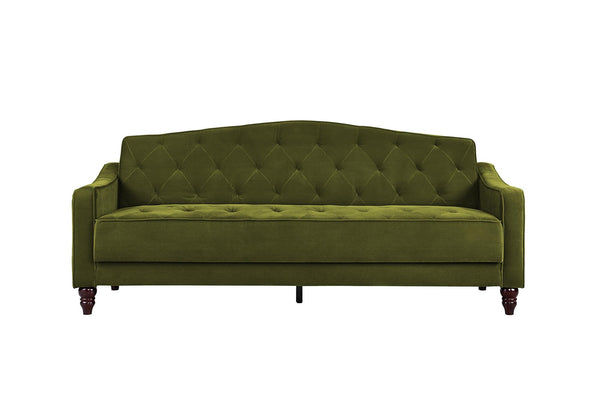 Ameriwood Home Novogratz Vintage Tufted Sofa Sleeper II