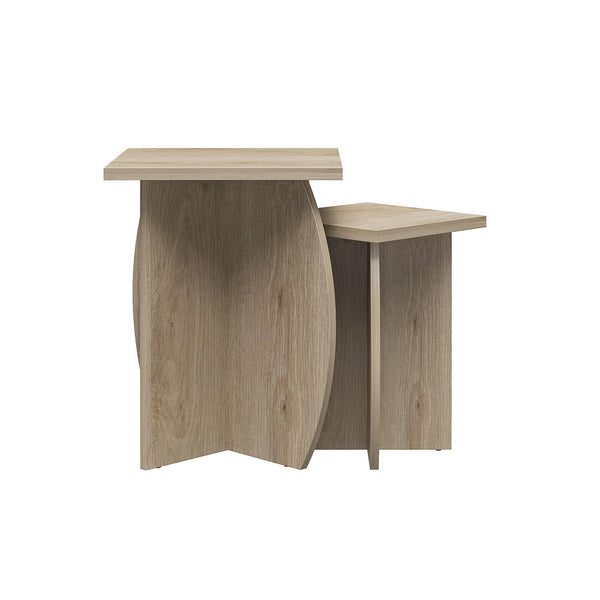 ameriwood home Novogratz Voler Set of 2 Minimalist Nesting End Tables