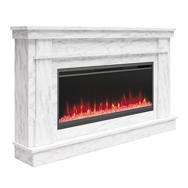 Ameriwood Home Novogratz Waverly Wide Mantel With Electric Fireplace