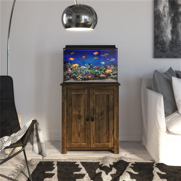 Ameriwood Home Ollie & Hutch Farmington 10-20 Gallon Aquarium Or Terrarium Stand