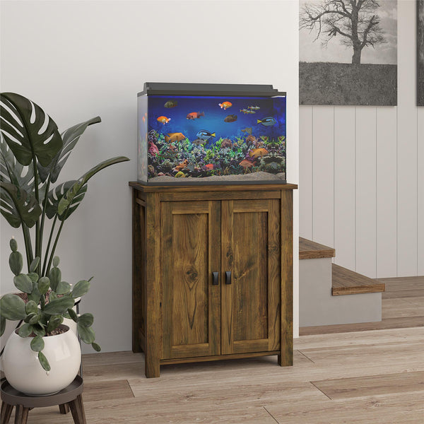 Ameriwood Home Ollie & Hutch Farmington 10-20 Gallon Aquarium Or Terrarium Stand