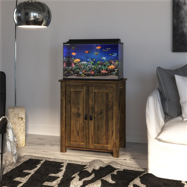 Ameriwood Home Ollie & Hutch Farmington 10-20 Gallon Aquarium Or Terrarium Stand
