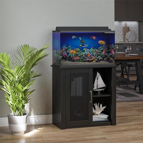 Ameriwood Home Ollie & Hutch Finnegan 29-36 Gallon Aquarium Or Terrarium Stand