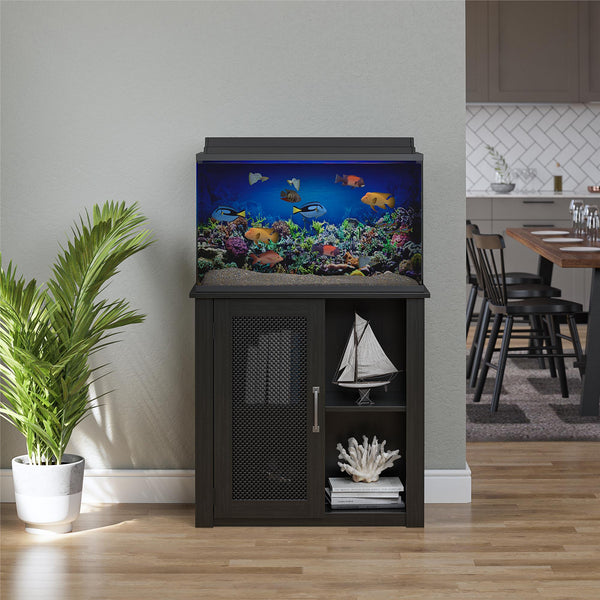 Ameriwood Home Ollie & Hutch Finnegan 29-36 Gallon Aquarium Or Terrarium Stand