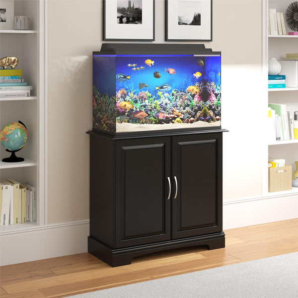 Ameriwood Home Ollie & Hutch Harbor 29 - 37 Gallon Aquarium Or Terrarium Stand