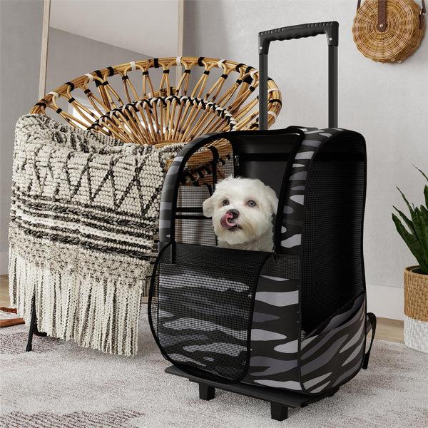 Ameriwood Home Ollie & Hutch Kaya Pet Carrier Trolley