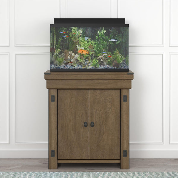 Ameriwood Home Ollie & Hutch Wildwood 20 Gallon Aquarium Or Terrarium Stand