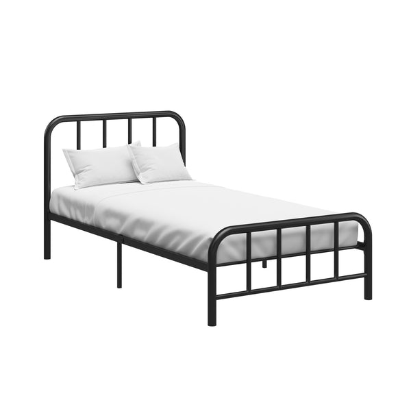 Ameriwood Home RealRooms Marva Twin Metal Bed Frame With Headboard