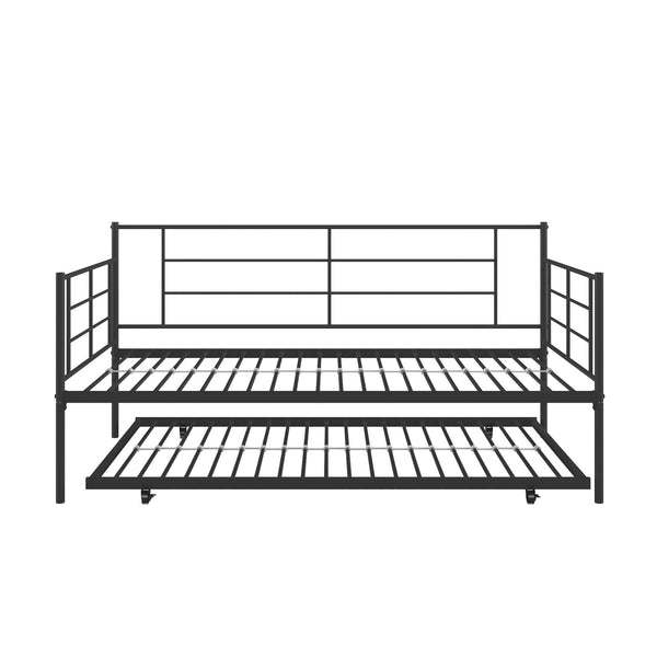 ameriwood home RealRooms Praxis Metal Daybed with Trundle