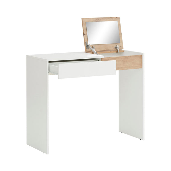 Ameriwood Home Ren Home Niles Vanity Desk With 1 Drawer And Flip-Out Mirror
