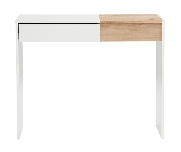 ameriwood home Ren Home Niles Vanity Desk with 1 Drawer and Flip-Out Mirror