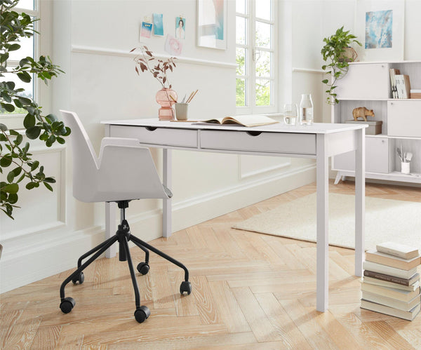 Ameriwood Home Ren Home Rom Desk With 2 Slim Drawers