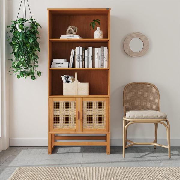 Ameriwood Home Ren Home Talo 3 Shelf Bookcase With 2 Doors