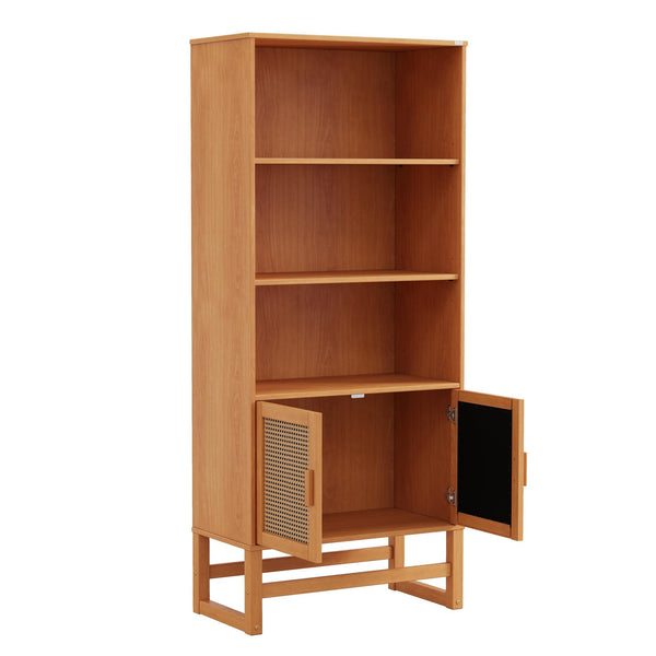 Ameriwood Home Ren Home Talo 3 Shelf Bookcase With 2 Doors