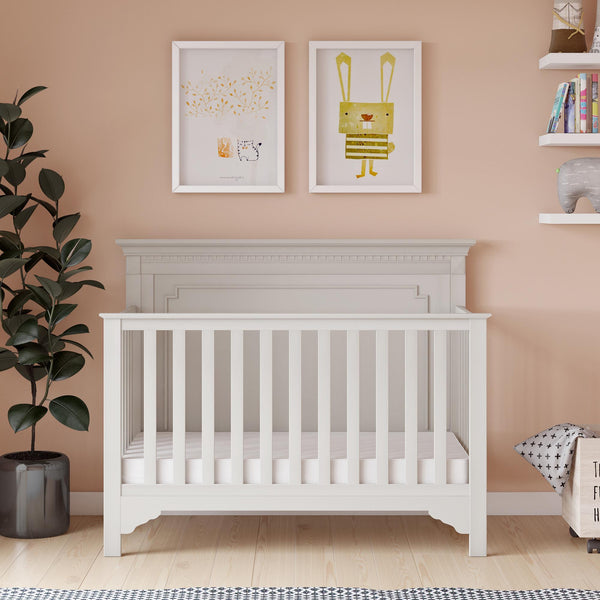 Ameriwood Home Safety 1st Gentle Dreams Deluxe Dual 2-in-1 Baby Crib And Toddler Mattress