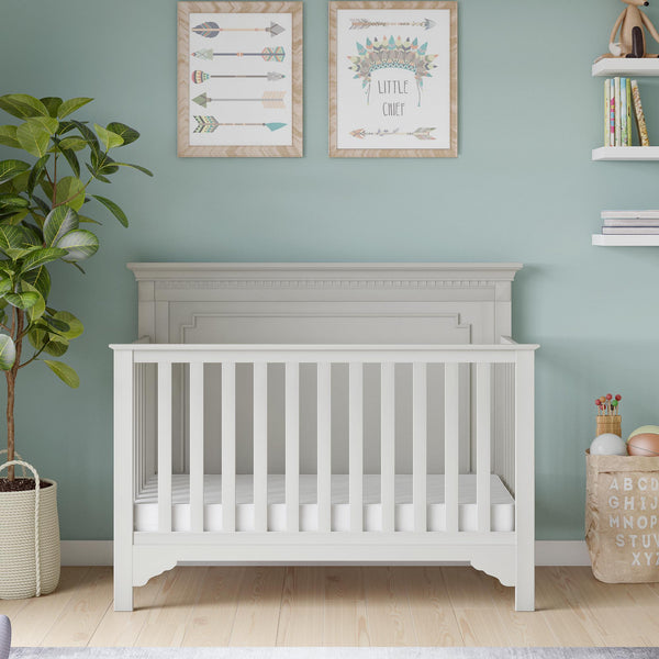 Ameriwood Home Safety 1st Little Snuggles Deluxe Dual 2-in-1 Baby Crib And Toddler Mattress