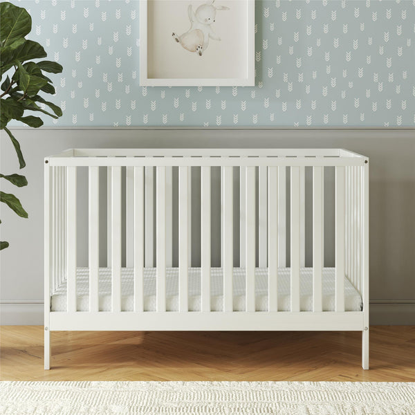 Ameriwood Home Safety 1st Serene Snuggles Premium 4.5" Foam Crib & Toddler Mattress In A Box