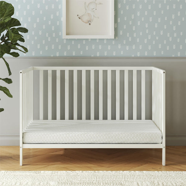 Ameriwood Home Safety 1st Serene Snuggles Premium 4.5" Foam Crib & Toddler Mattress In A Box