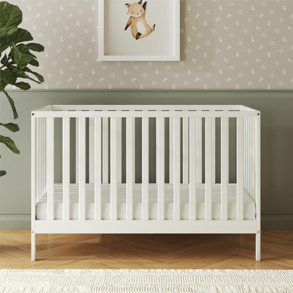 Ameriwood Home Safety 1st Serene Snuggles Premium 6" Cooling Gel Memory Foam Crib & Toddler Mattress In A Box