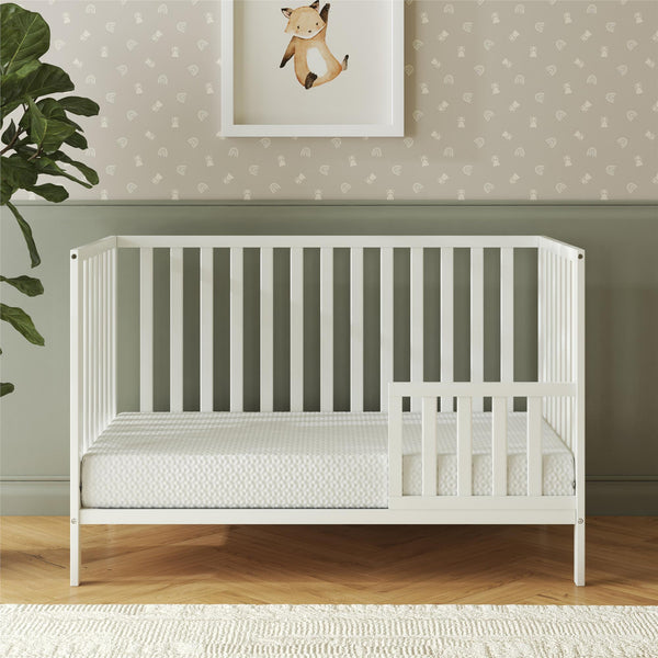 Ameriwood Home Safety 1st Serene Snuggles Premium 6" Cooling Gel Memory Foam Crib & Toddler Mattress In A Box