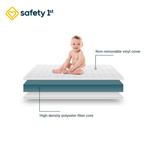 Ameriwood Home Safety 1st Sweet Dreams Standard Firm Baby Crib & Toddler Bed Mattress