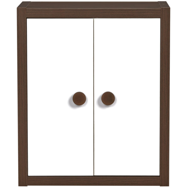 ameriwood home Sierra Ridge Terra Modular Bookcase with Doors White