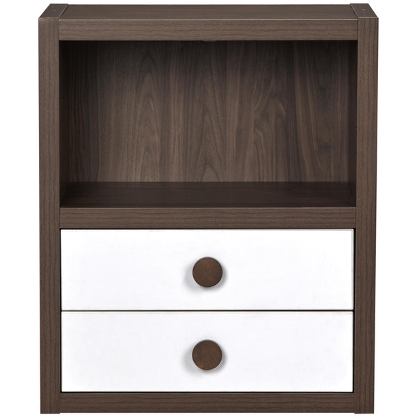 ameriwood home Sierra Ridge Terra Modular Bookcase with Drawers White