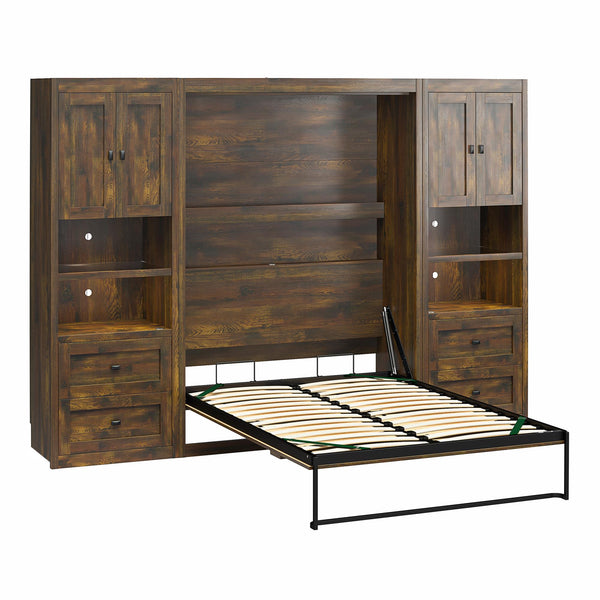 Ameriwood Home Signature Sleep Farmington Murphy Bed With Cabinets