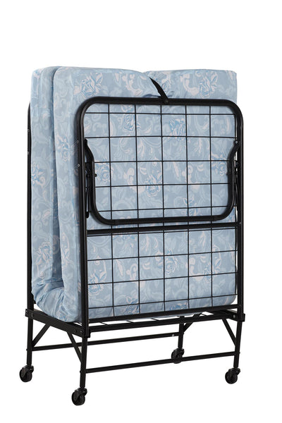 Ameriwood Home Signature Sleep Folding Cot Guest Bed With 4" Mattress
