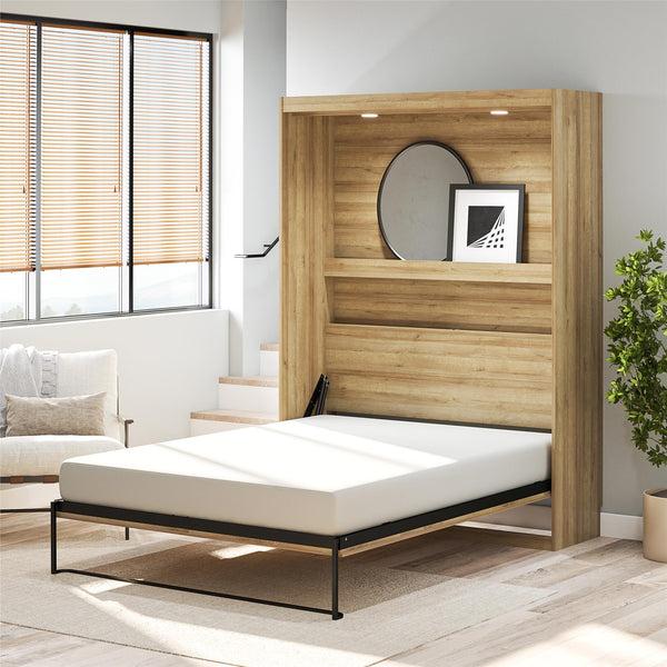 ameriwood home Signature Sleep Impressions Murphy Bed with Cabinets