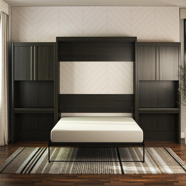 Ameriwood Home Signature Sleep Paramount Murphy Bed With Desk Cabinets