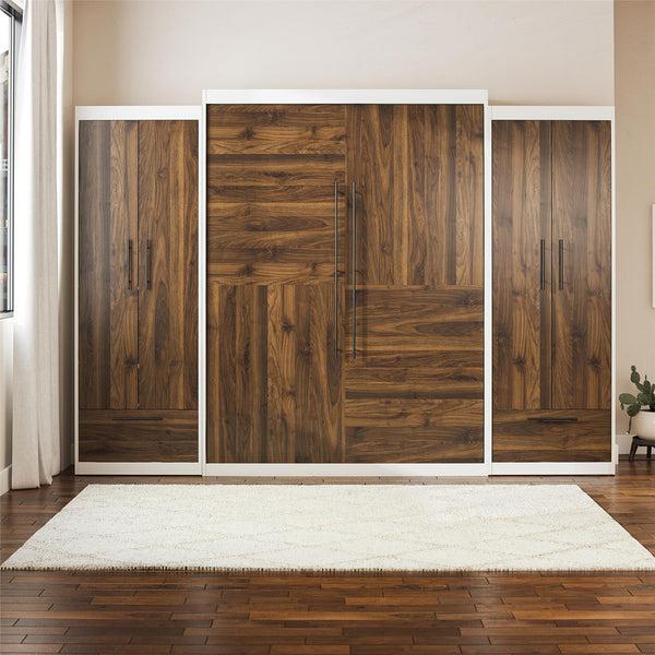 Ameriwood Home Signature Sleep Pinnacle Murphy Bed With Cabinets