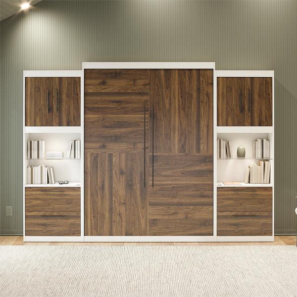 Ameriwood Home Signature Sleep Pinnacle Murphy Bed With Cabinets