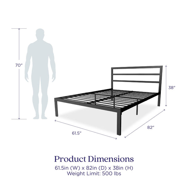 Ameriwood Home Signature Sleep Premium Modern Platform Bed