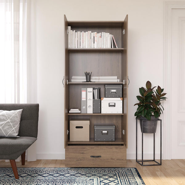 Ameriwood Home Systembuild Evolution 2 Door 1 Drawer Storage Cabinet