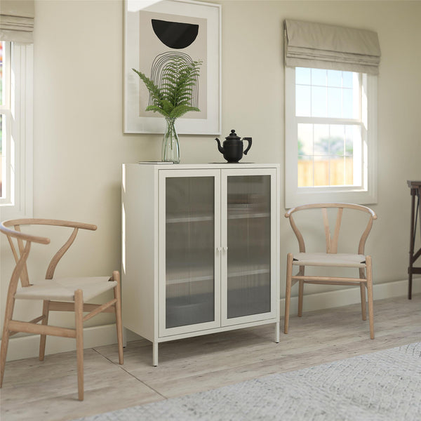 Ameriwood Home Systembuild Evolution Ashbury Heights 2 Door Metal Accent Cabinet