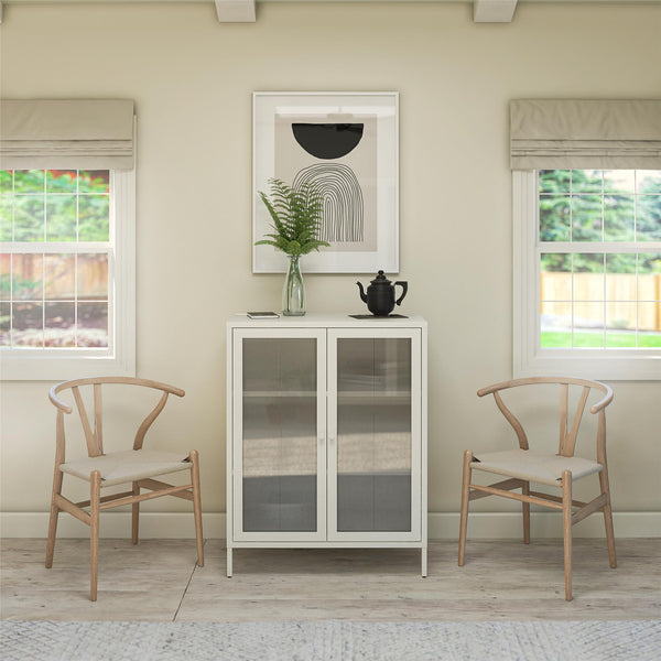 Ameriwood Home Systembuild Evolution Ashbury Heights 2 Door Metal Accent Cabinet