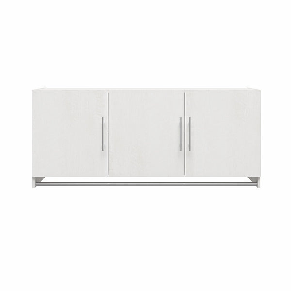 ameriwood home Systembuild Evolution Camberly 3 Door Wall Cabinet with Hanging Rod