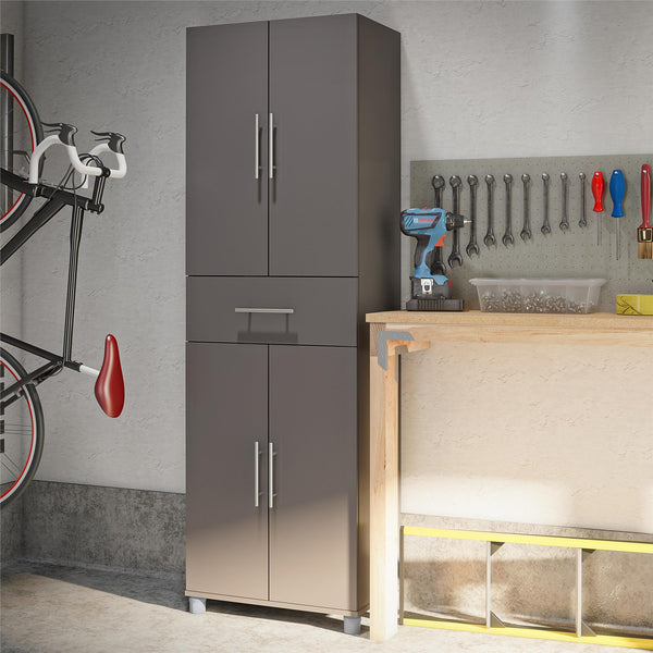 Ameriwood Home Systembuild Evolution Camberly 4 Door/1 Drawer Storage Cabinet