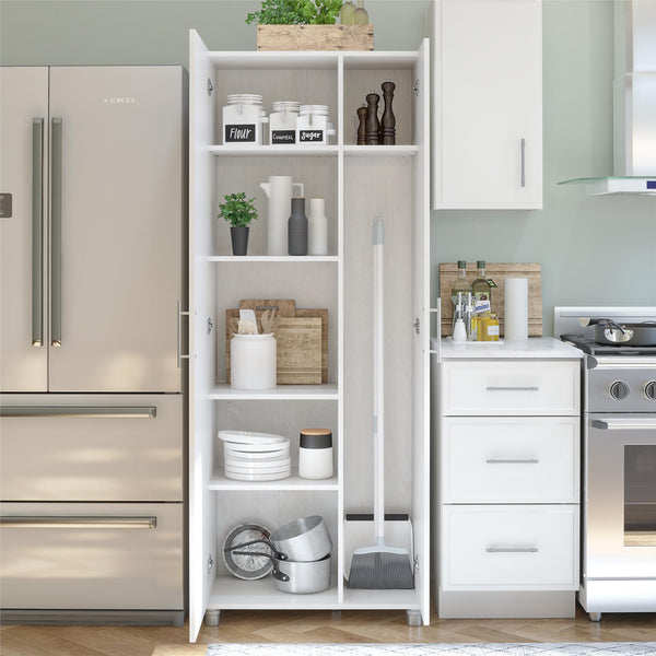 Ameriwood Home Systembuild Evolution Camberly Tall Asymmetrical Cabinet