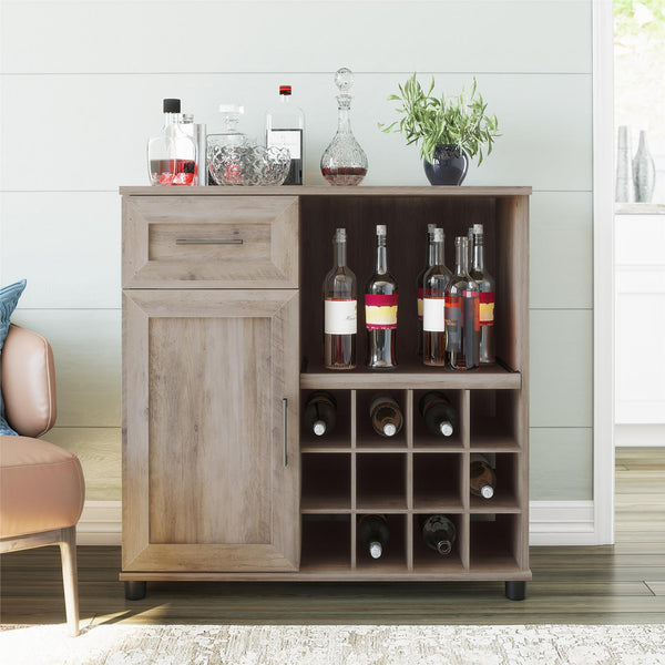 Ameriwood Home Systembuild Evolution Dwyer Bar Cabinet