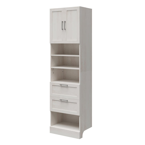 Ameriwood Home Systembuild Evolution Elba 2 Door 2 Drawer Modular Closet Unit