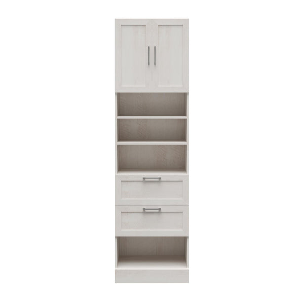 ameriwood home Systembuild Evolution Elba 2 Door 2 Drawer Modular Closet Unit