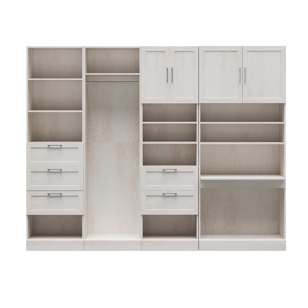 ameriwood home Systembuild Evolution Elba 4 Unit Modular Closet Bundle