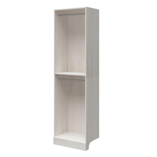 Ameriwood Home Systembuild Evolution Elba Open Shelf And Hanging Clothing Rod Modular Closet Unit