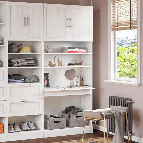 Ameriwood Home Systembuild Evolution Elba Vanity Modular Closet Unit