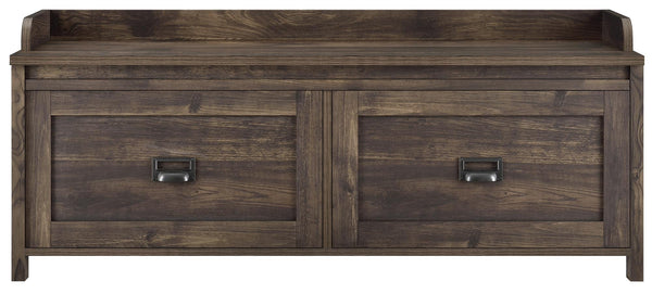 ameriwood home Systembuild Evolution Farmington Entryway Storage Bench