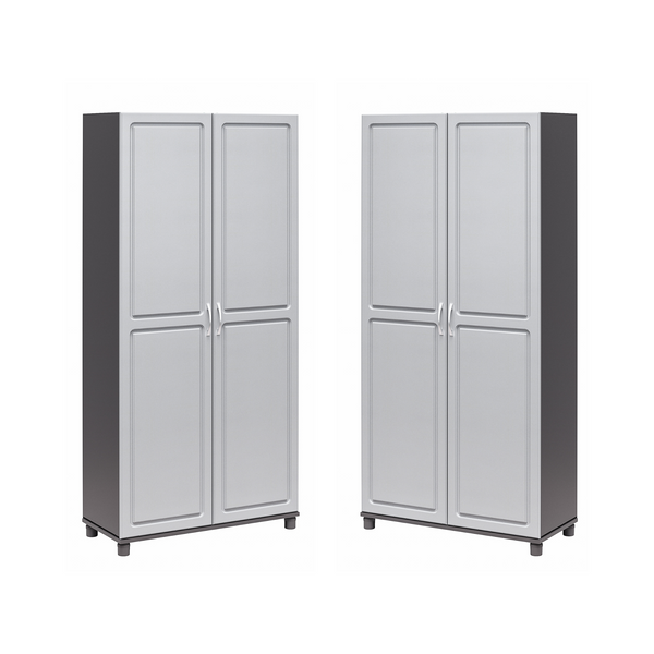 ameriwood home Systembuild Evolution Kendall 36" Utility Storage Cabinet Set of 2