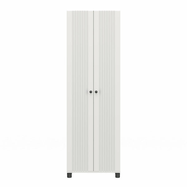 ameriwood home Systembuild Evolution Kendall Fluted 24" Wide 2 Door Storage Cabinet